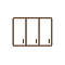 cabinet mirror icon